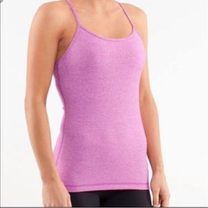 Lululemon Heathered Ultra Violet PowerY Tank